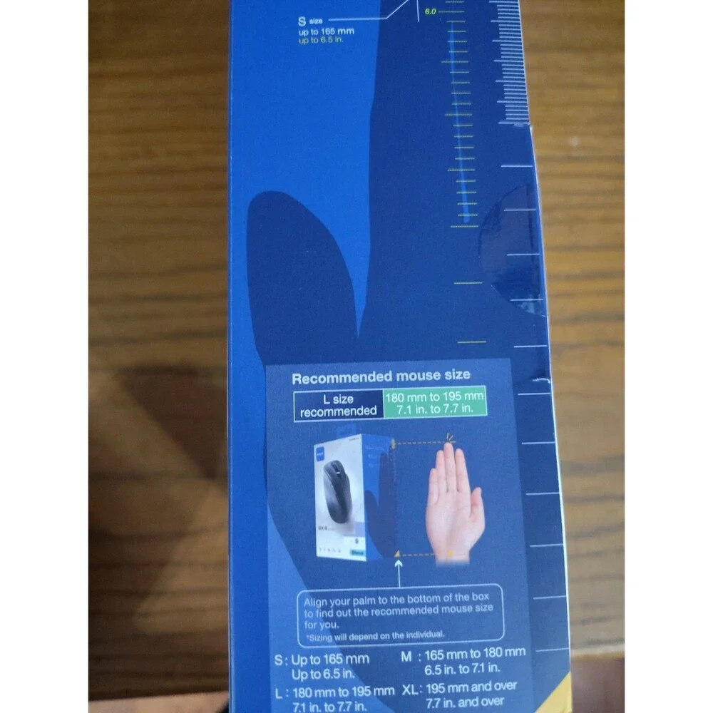 Wireless Mouse EX-G Bluetooth Quiet L Size 5 Button Black